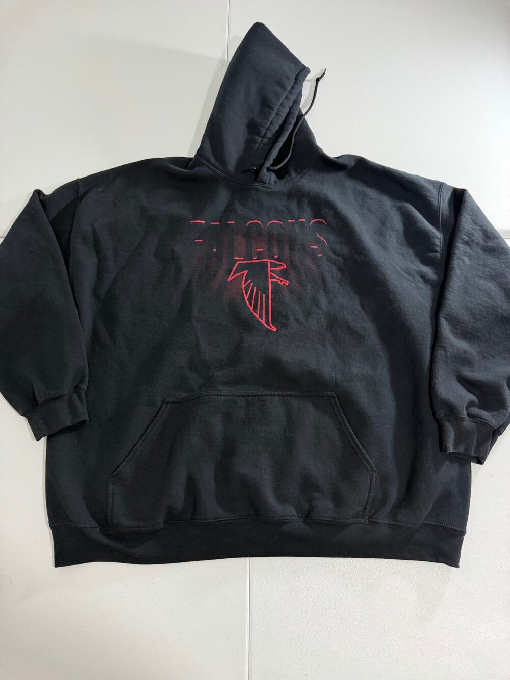 Atlanta Falcons Hoodie Mens 3XL NFL Team Apparel Black Red Pullover